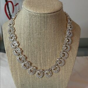 Gloria Vanderbilt Silver Statement Necklace
